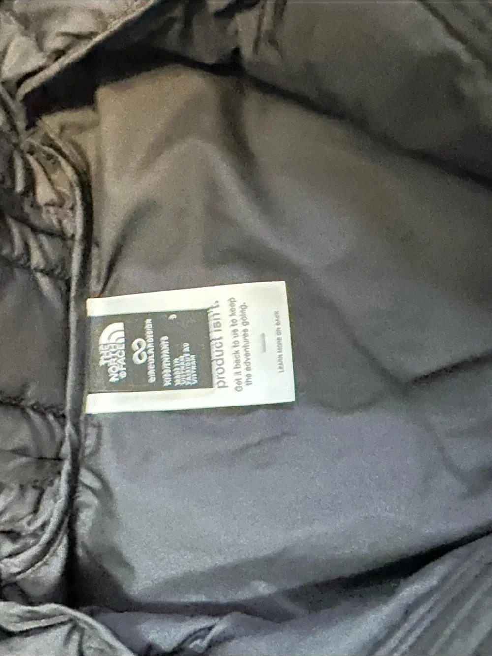 The North Face Kids Black Quilted Packable Puffer Jacket